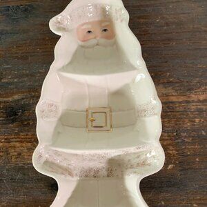 Lenox "American by Design" Holiday "SANTA'S VISIT" Santa Tray